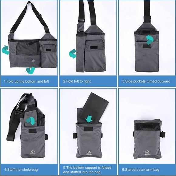 Ownpets Pet Sling | Lightweight Pet Sling Travel Bag with Storage Pouch - Picture 11 of 13